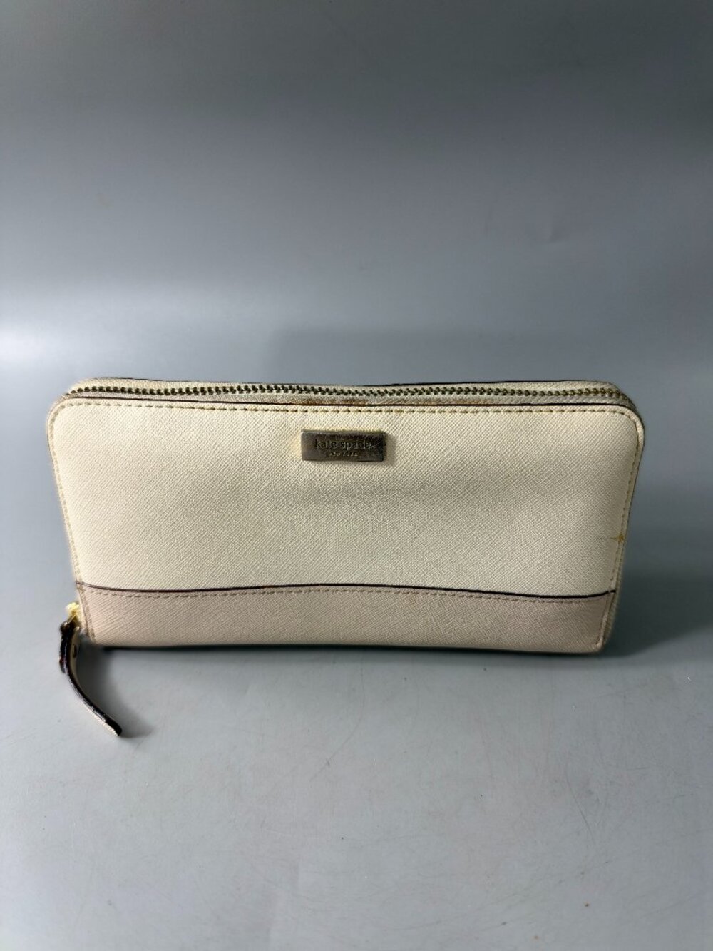 Kate Spade New York Bi-Color Leather Zip-Around Long Wallet